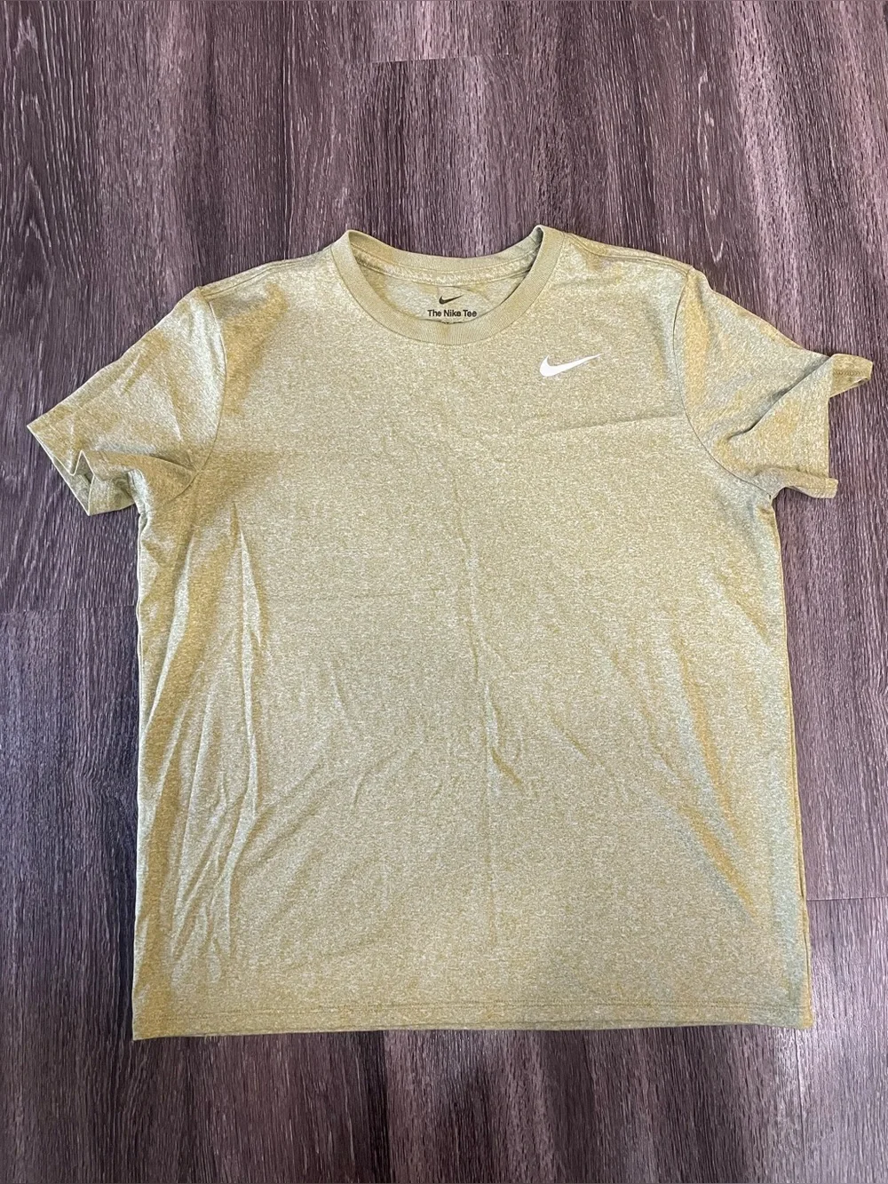 Nike Women’s Dri-FIT Olive Green Short-Sleeve Tee
